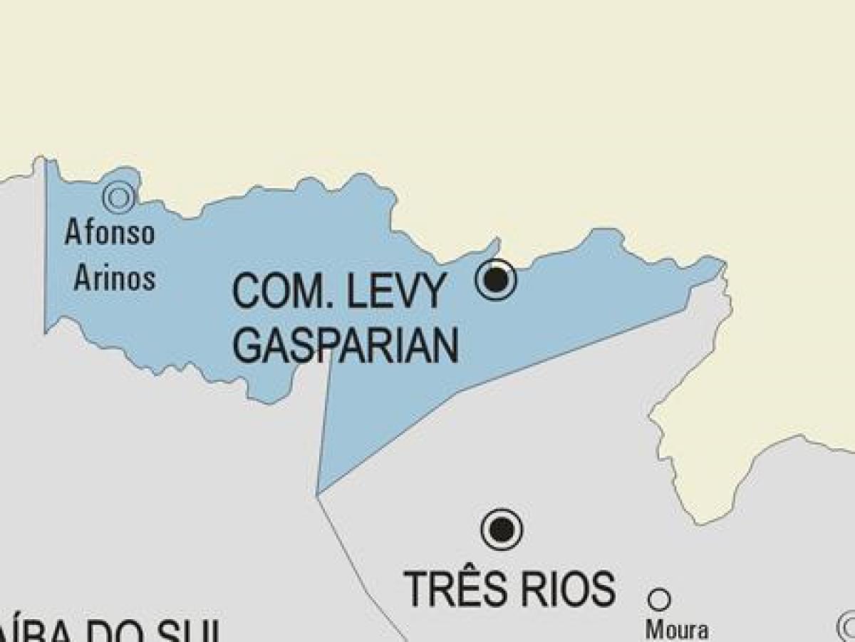 Карта Казимиру-ди-Абреу муниципалитет