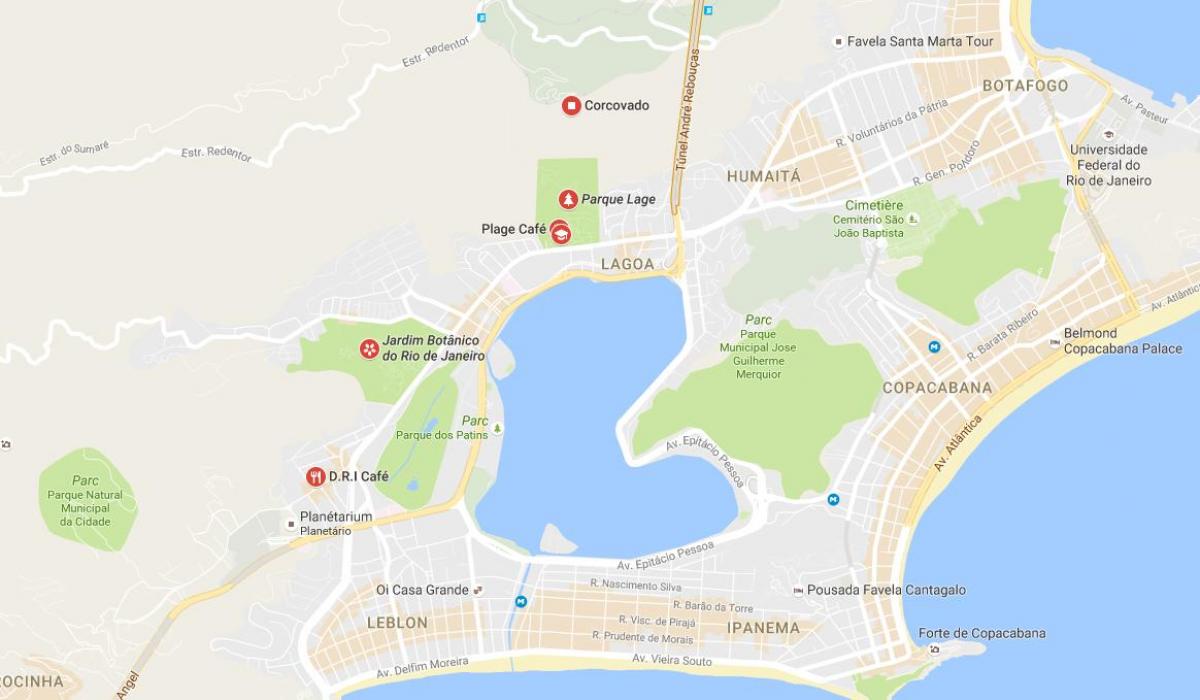 Карта парк Лаге