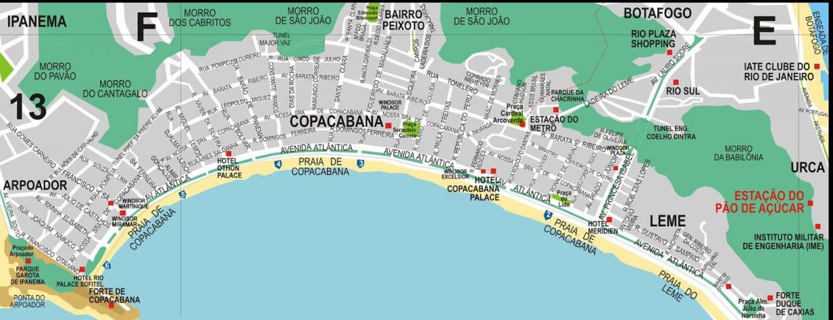 Карта пляжа Леме