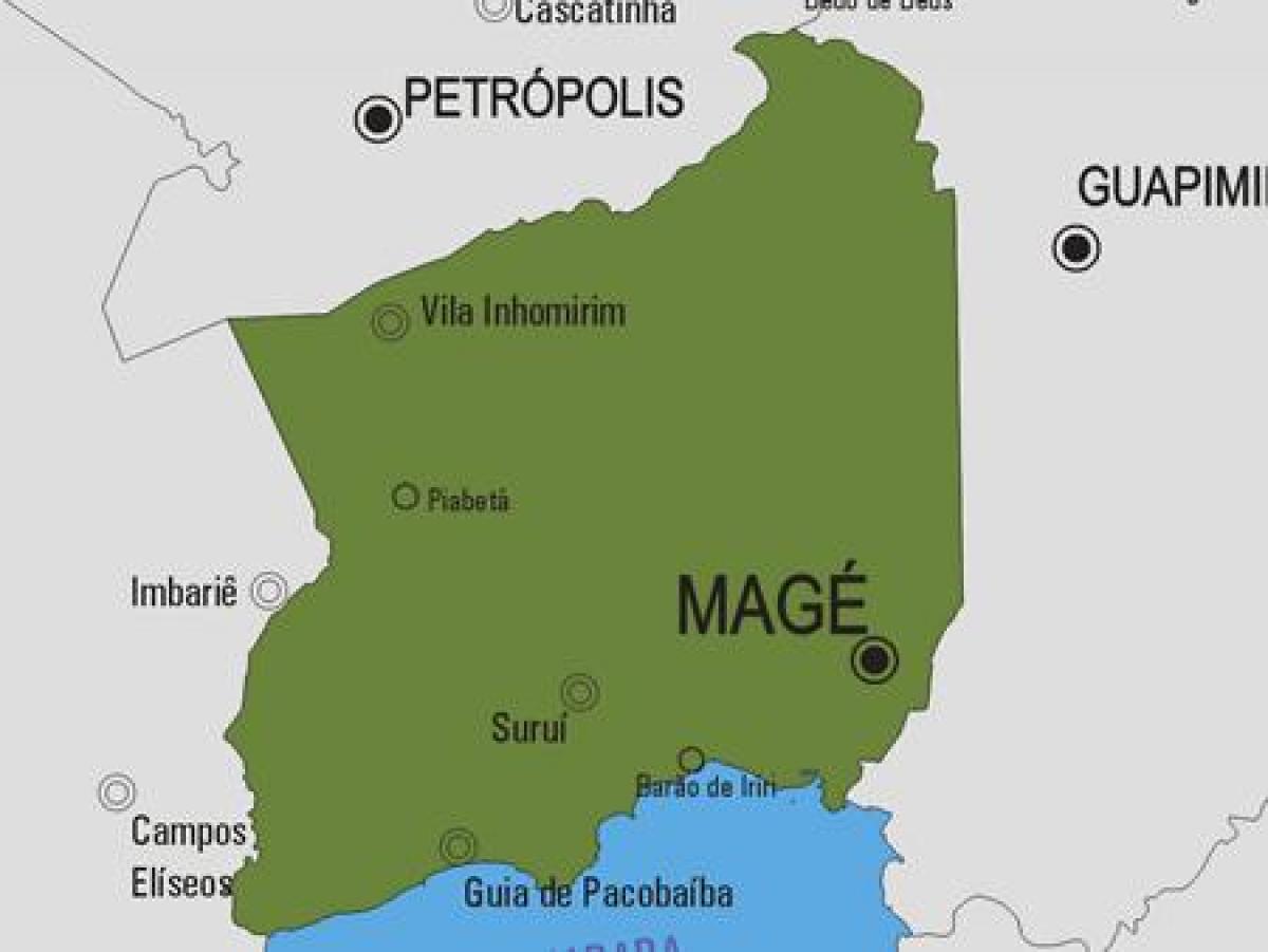 Карта муниципалитета magé доставка