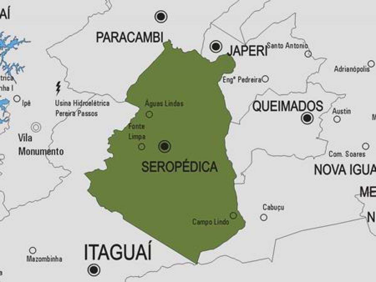 Карта муниципалитет кому то seropédica