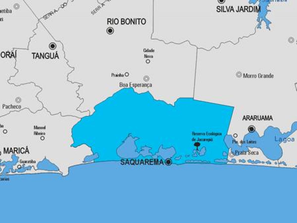 Карта муниципалитете Сакуарема