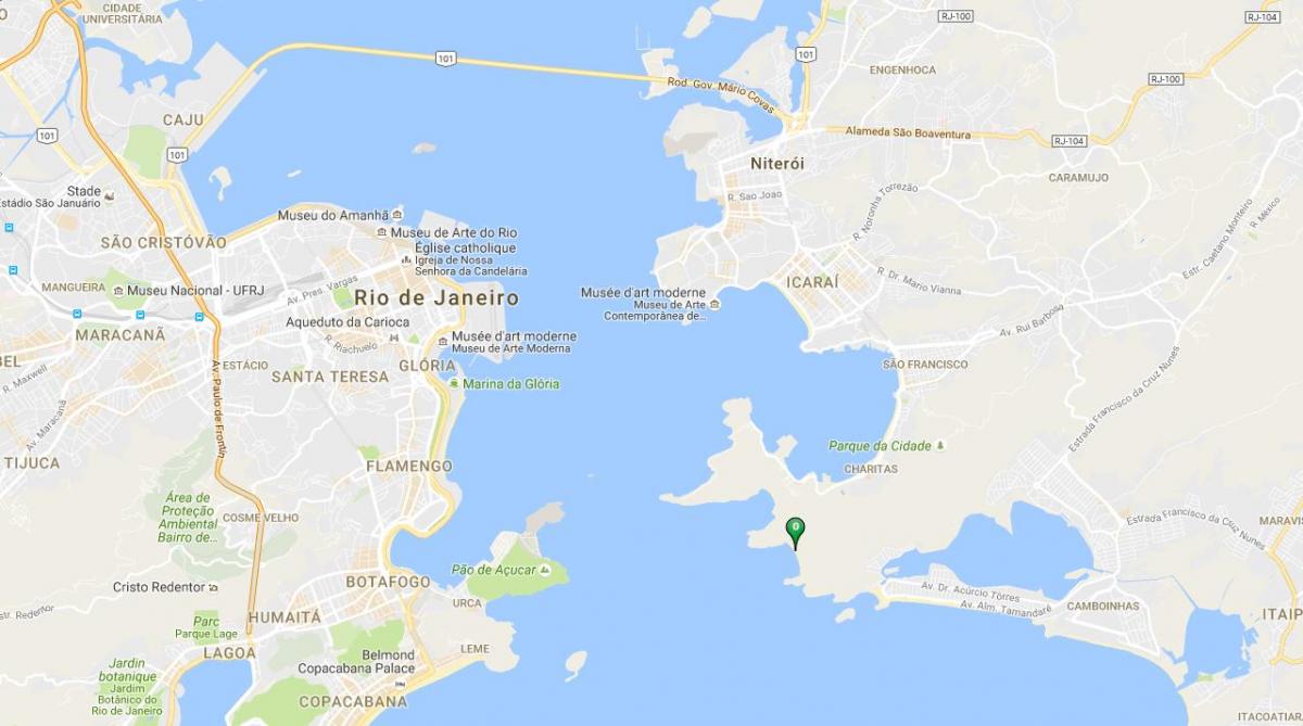 Карта пляжа Форте Imbuí