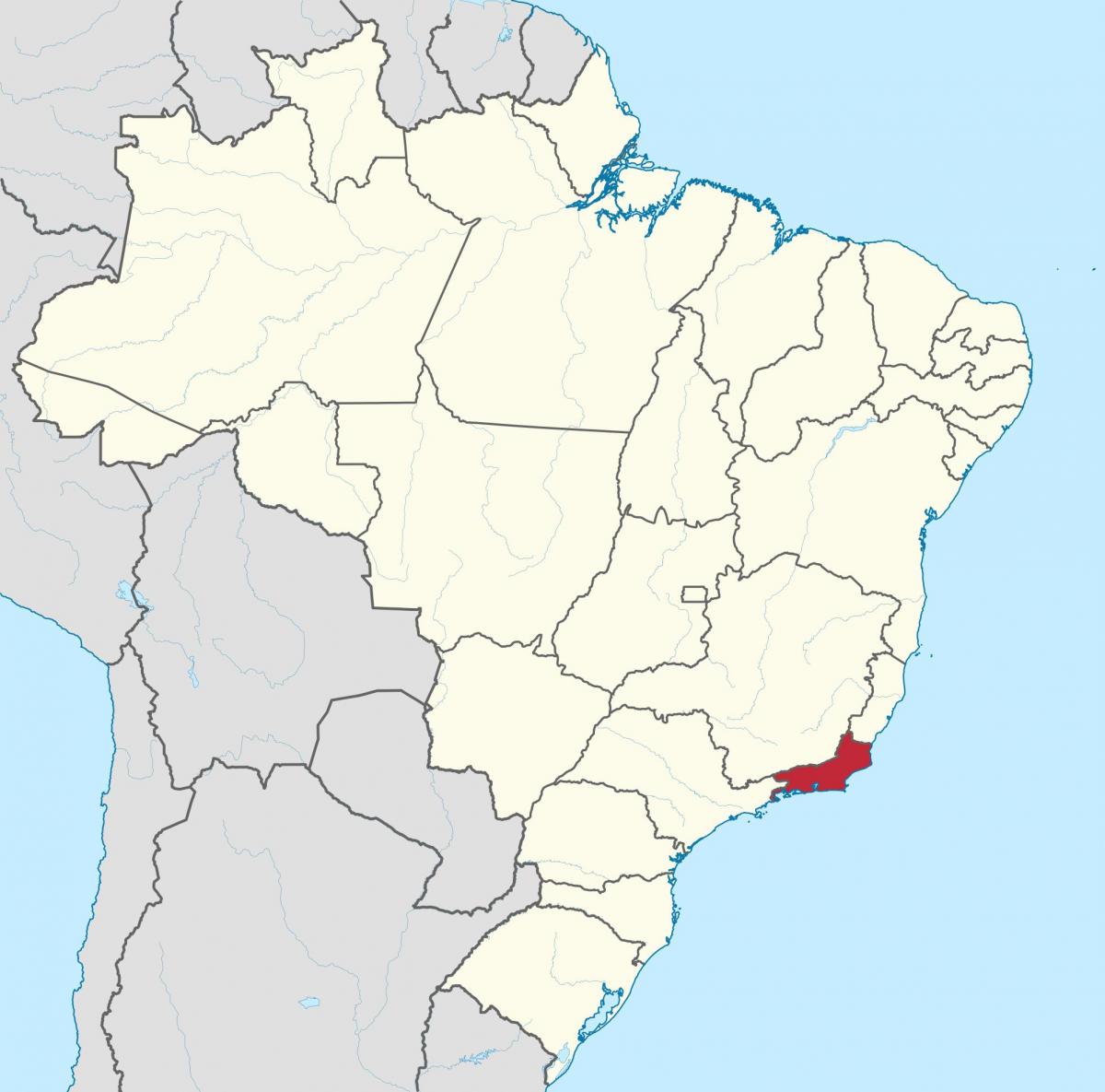 Карта Рио-де-Жанейро