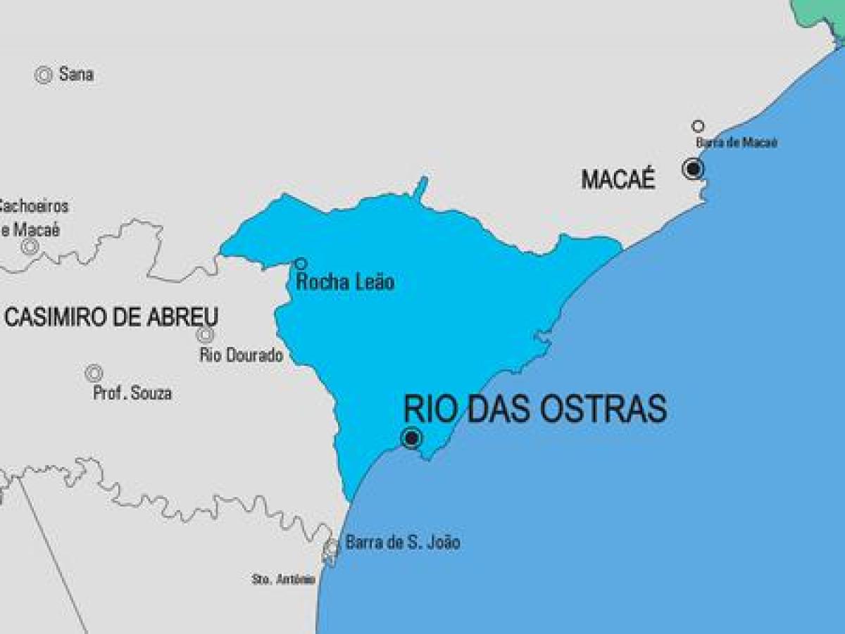 Муниципалитет карте Рио-де-Жанейро