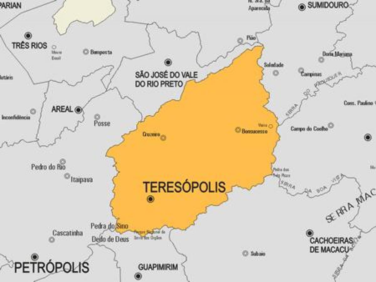 Карта муниципального образования города Терезополис