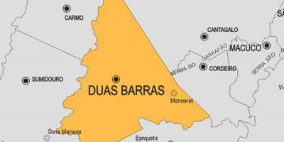Карта муниципалитета Дуа Баррас