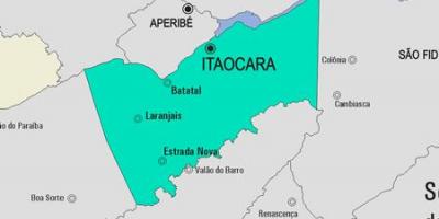 Карта муниципалитета Итаокара