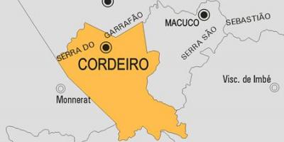 Карта муниципалитета Кордейру