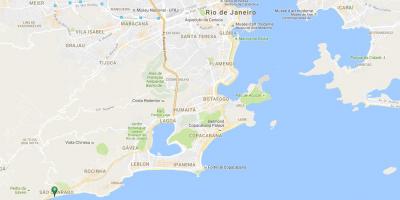 Карта пляжа Сан-Конрадо