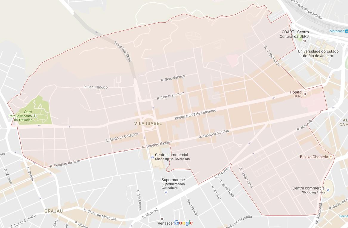 Карта Вила Изабел