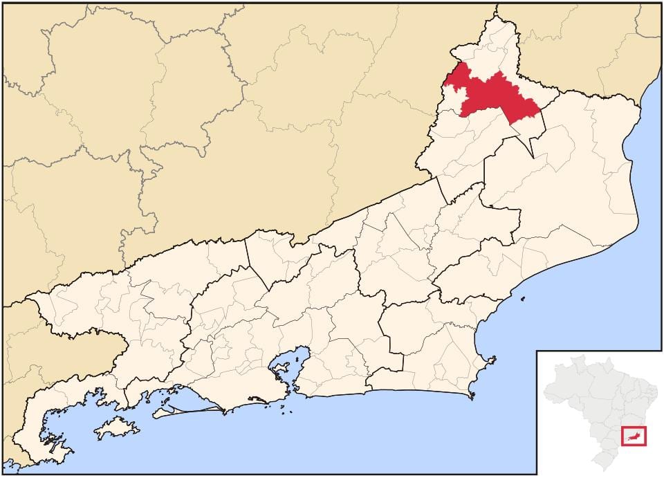 Карта Итаперуна