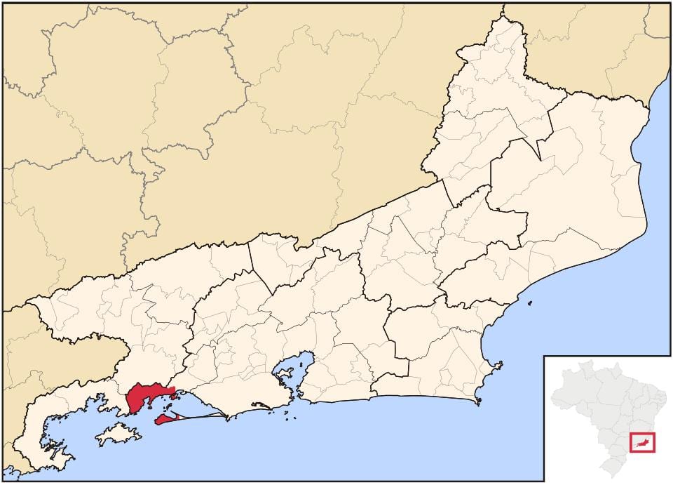 Карта Мангаратиба