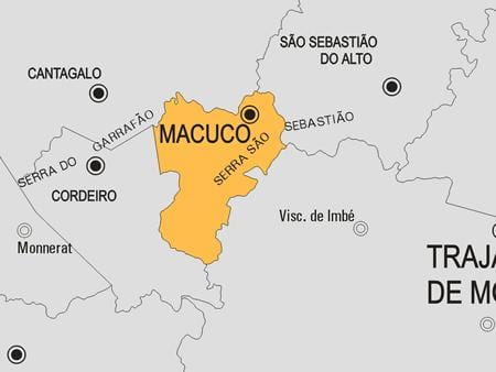 Карта муниципалитета Макуко