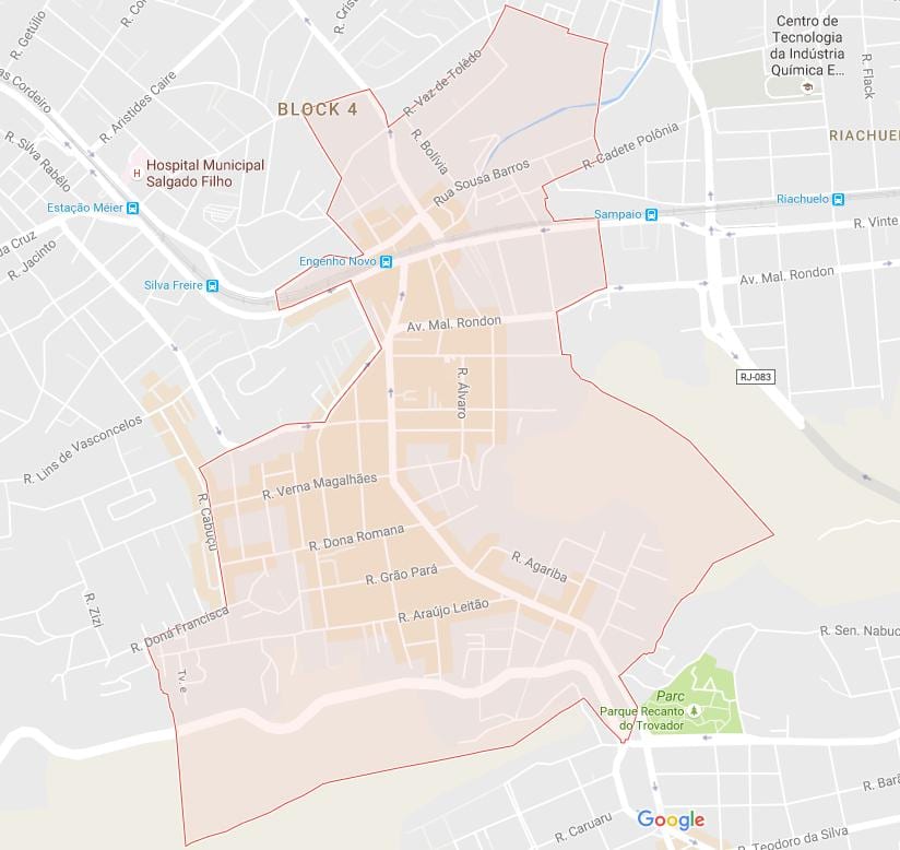 Карта Энгенью Нове