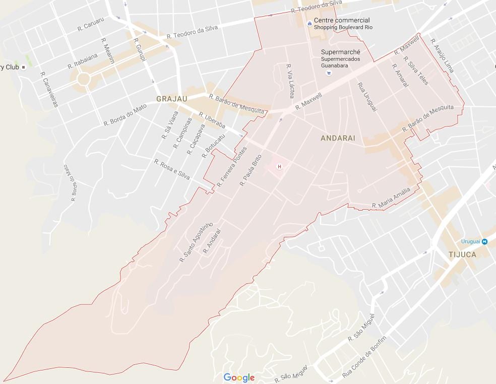 Карта Andaraí