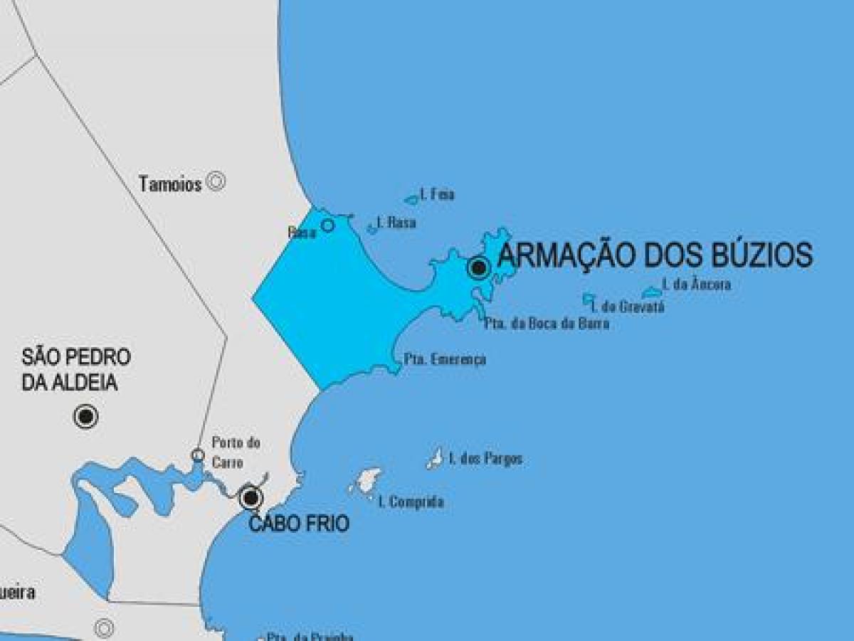 Карта муниципалитете Армасан-дус-Бузиус