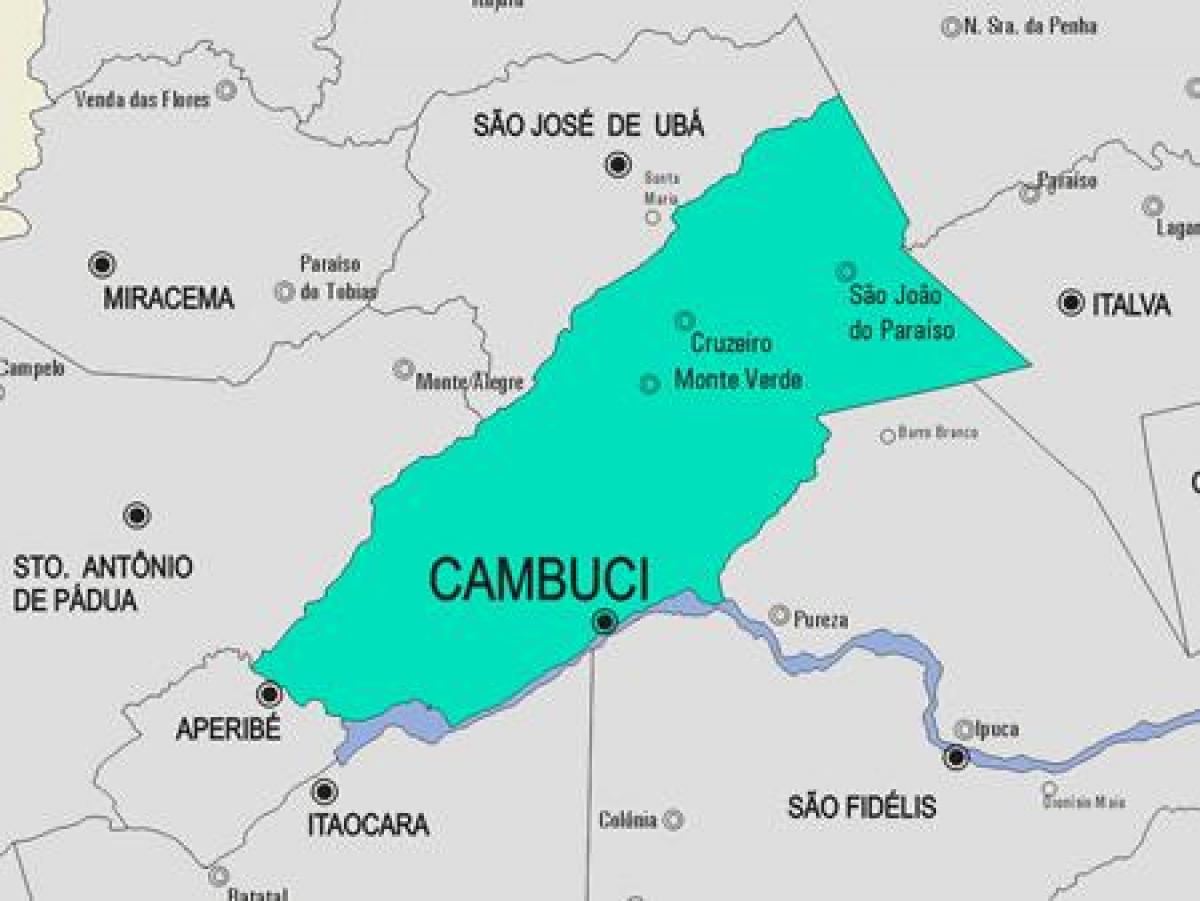 Карта муниципалитета Камбуси