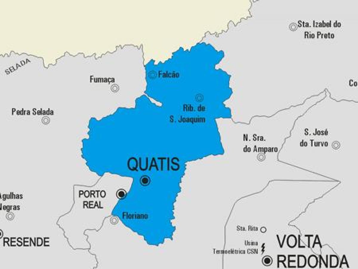 Карта муниципалитета Куатис
