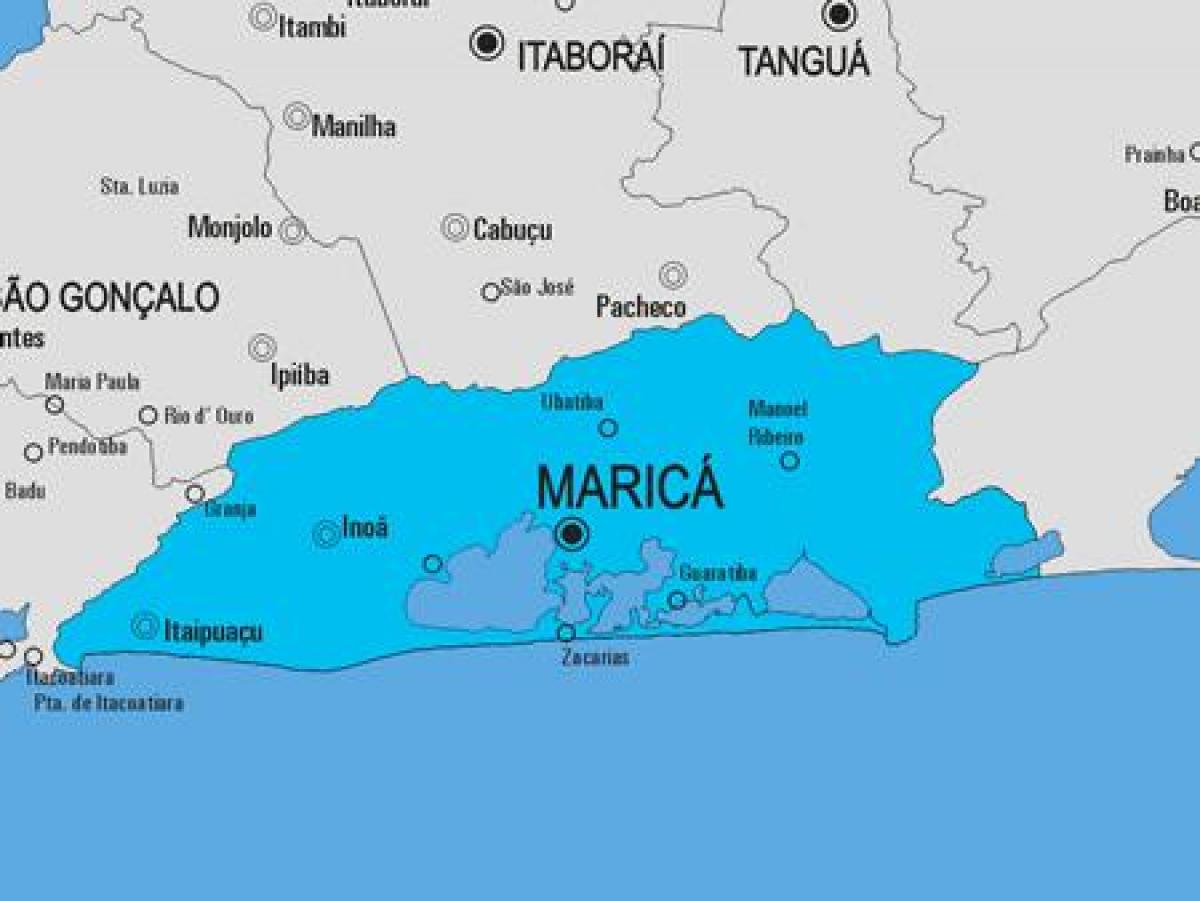 Карта муниципалитете Марика