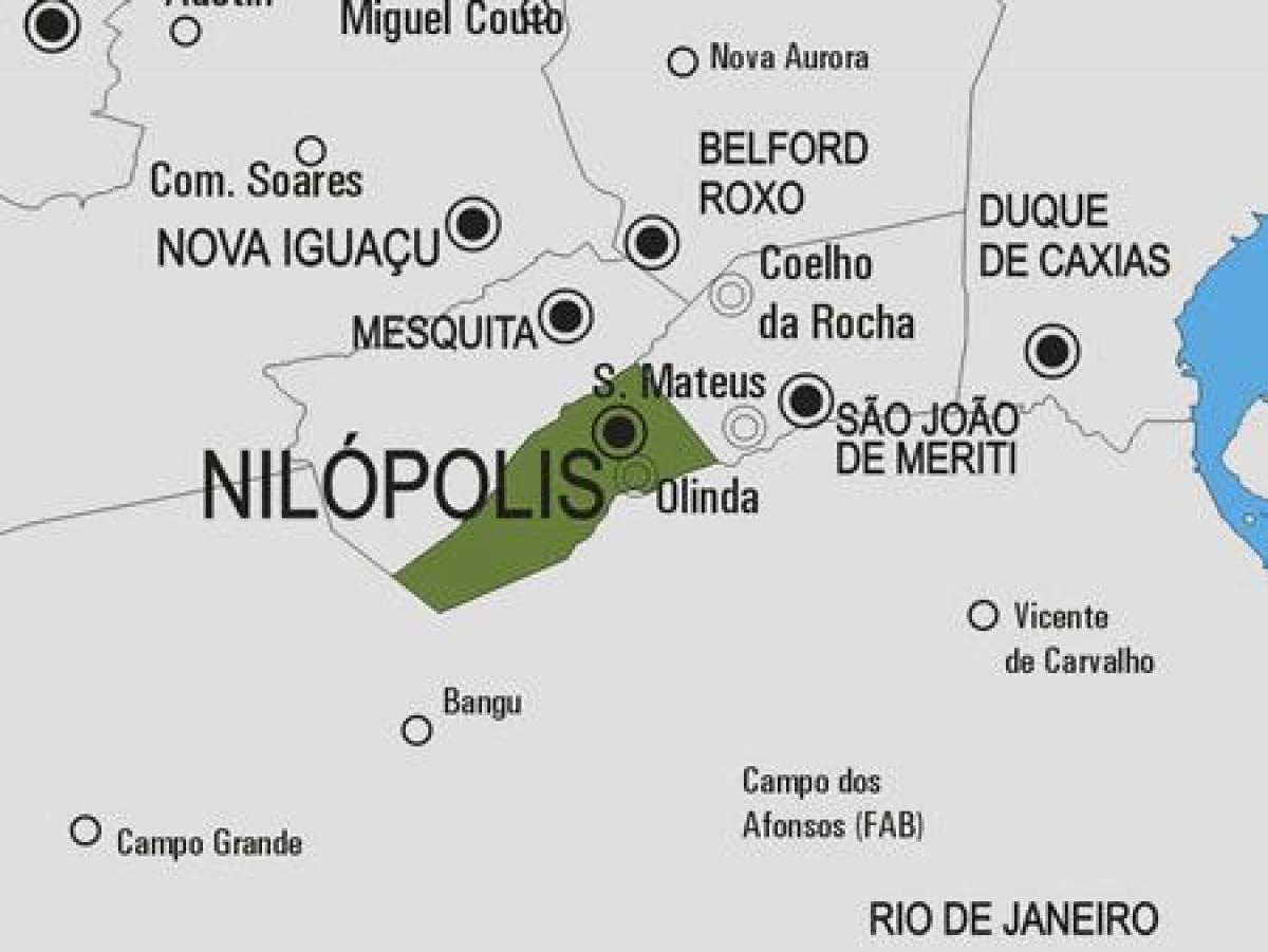 Карта муниципалитета Ресифи