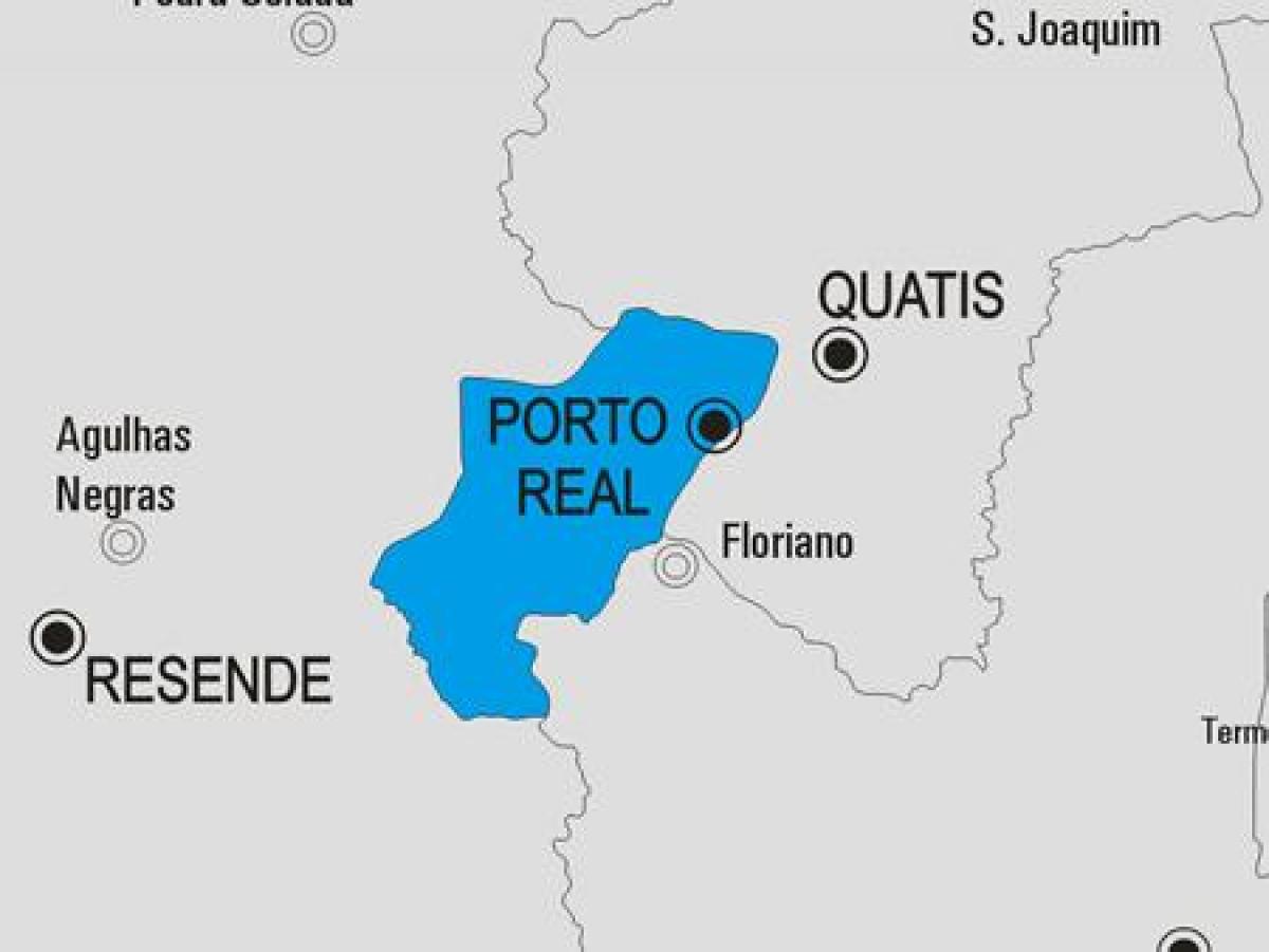 Карта Порту-Реал муниципалитет