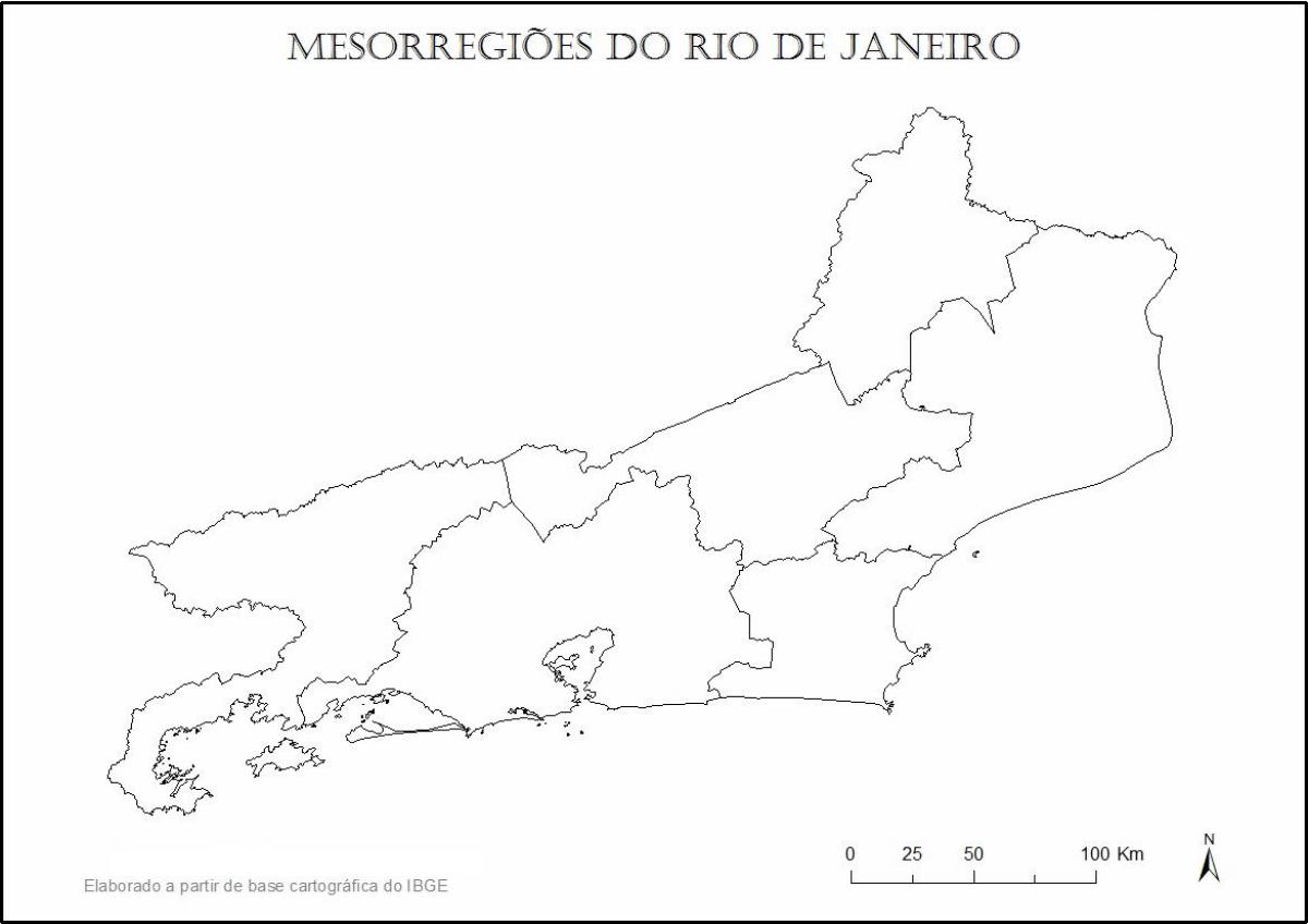Карта Рио-де-Жанейро девственницы
