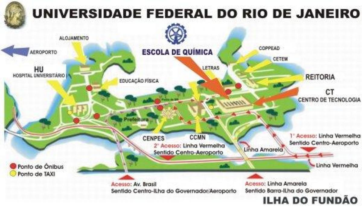 Карту из федерального университета Рио-де-Жанейро
