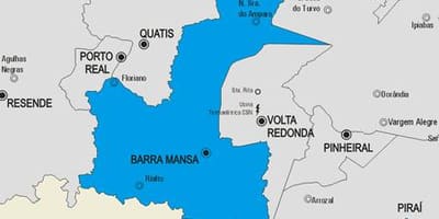 Карта муниципалитете Барра-Манса
