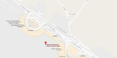 Карта аэропорта Галеан