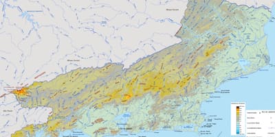 Карта государства помощи из Рио-де-Жанейро