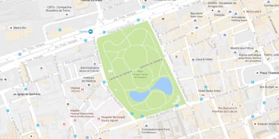 Карта парк Кампо-де-Сантана