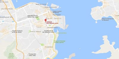 Карта кафедральный собор Святого Себастьяна