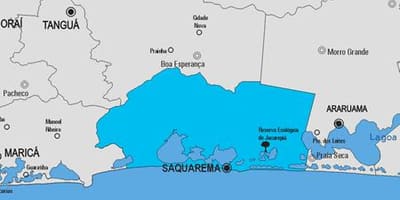 Карта муниципалитете Сакуарема