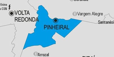 Карта муниципалитета Пиньейрал