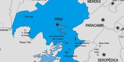Карта муниципалитета Пираи