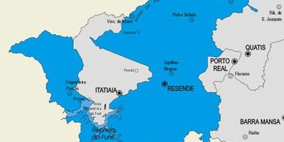 Карта муниципалитета Резенди