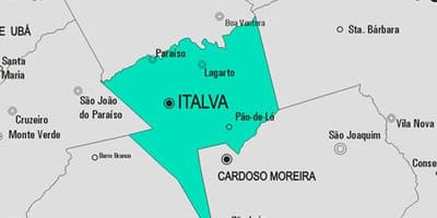 Карта муниципалитета Italva