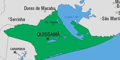 Карта муниципалитета Quissamã