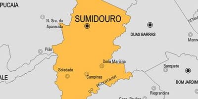 Карта муниципалитета Sumidouro