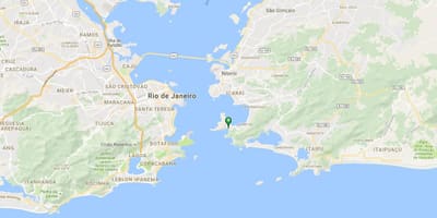Карта пляжа Форте-Риу-Бранку