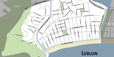 Карта пляжа Леблон