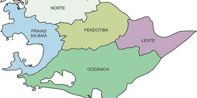 Карта регионов Нитерой