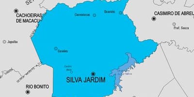 Карта муниципалитета Силва-Жардин
