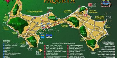 Карта Иль де Paquetá