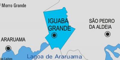 Карта игуаба-Гранди муниципалитет