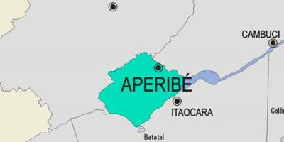 Карта муниципалитета Aperibé