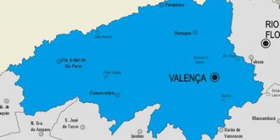 Карта муниципалитета Валенса