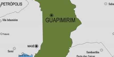 Карта муниципалитета Гуапимирин