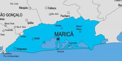 Карта муниципалитете Марика